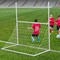 2-in-1 Kids Soccer & Football Goal – UPVC Frame with Heavy-Duty Net & Ground Stakes